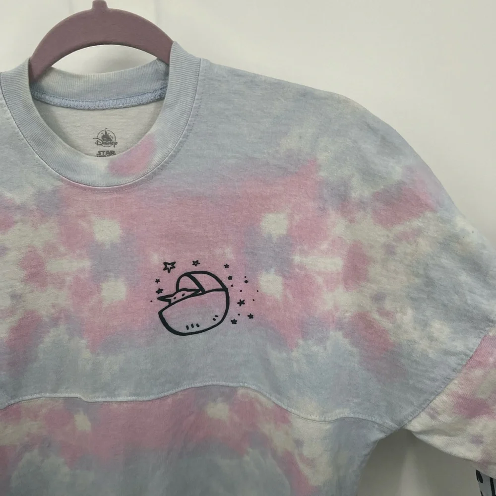 Disney Mandalorian Grogu tie dye spirit jersey - Picture 3 of 9
